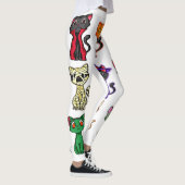 Cat Boo Halloween Leggings (Rechts)