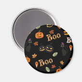 Cat Boo Halloween Magneet (Voorkant / Achterkant)