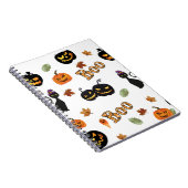 Cat Boo Halloween Notitieboek (Rechterzijde)