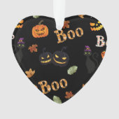 Cat Boo Halloween Ornament (voorkant)