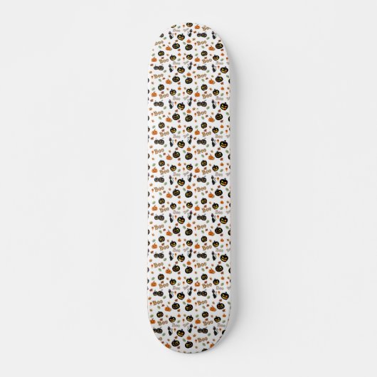 Cat Boo Halloween Persoonlijk Skateboard (Voorkant)