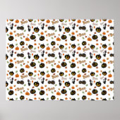 Cat Boo Halloween Poster (Voorkant)