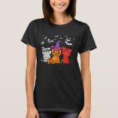 Cat Boo Halloween T-shirt (Voorkant)