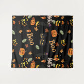 Cat Boo Halloween Wandkleed (Voorkant (horizontaal))