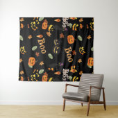 Cat Boo Halloween Wandkleed (In Situ (horizontaal))