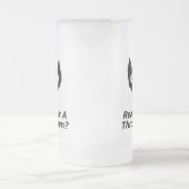 Cat Boo klaar voor een gooi naar beneden Matglas Bierpul (Center)