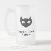 Cat Boo Lather spoelen Herhalen Matglas Bierpul (Links)