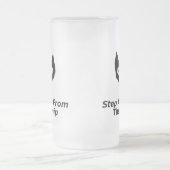 Cat Boo Stap weg van de kattenkruid Matglas Bierpul (Center)