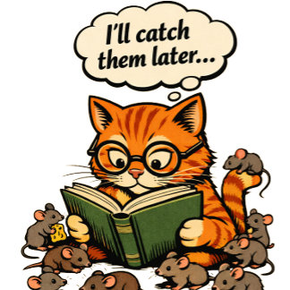 cat book tweekleurige koffiemok