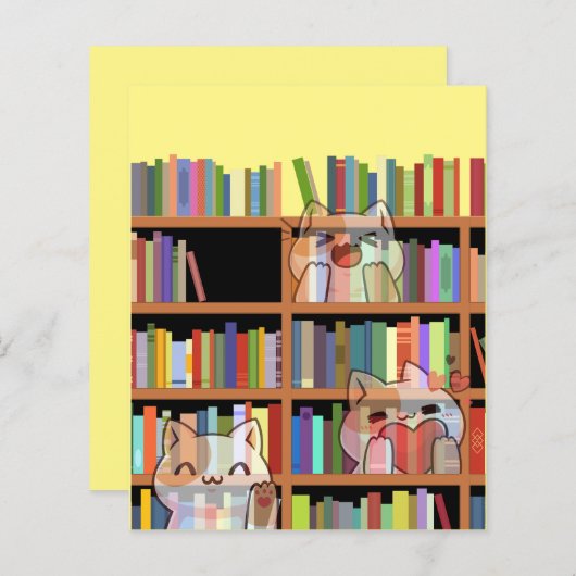 Cat Bookcase (Voorkant / Achterkant)