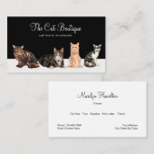 Cat Boutique Retail of website Visitekaartje (Voorkant / Achterkant)