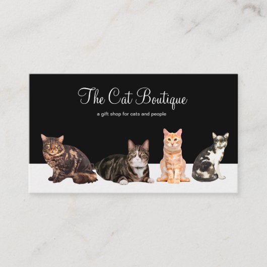 Cat Boutique Retail of website Visitekaartje (Voorkant)