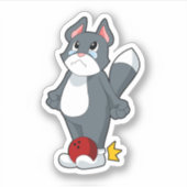 Cat Bowling Bowling ball Sticker (Voorkant)