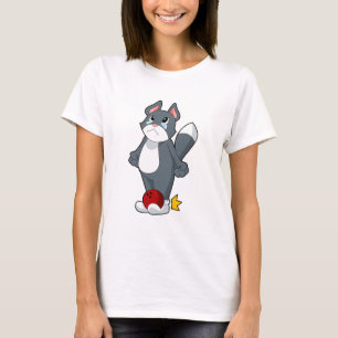 Cat Bowling Bowling ball T-shirt