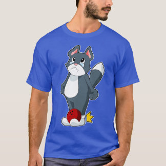 Cat Bowling Bowling ball T-shirt