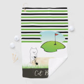 Cat Box Golf Towel Golfhanddoek (Insitu)
