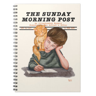  Cat & Boy Geïllustreerd Tijdschrift 1920 Notitieboek