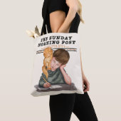 Cat & Boy Geïllustreerd Tijdschrift 1920 Tote Bag (Dichtbij)