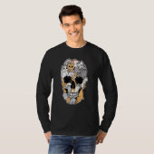 Cat Breed Animal Skull Shape Animation Skull T-shirt (Voorkant volledig)