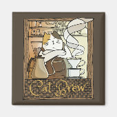 Cat Brew Magneet (Voorkant)