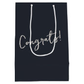 Cat Bride en Groom Medium Cadeauzakje (Achterkant)