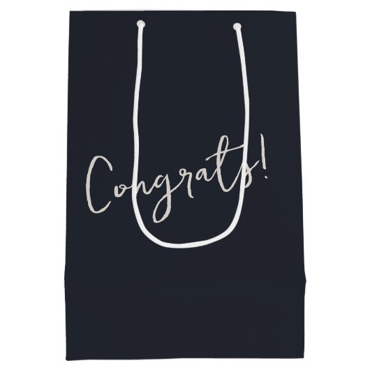 Cat Bride en Groom Medium Cadeauzakje (Achterkant)