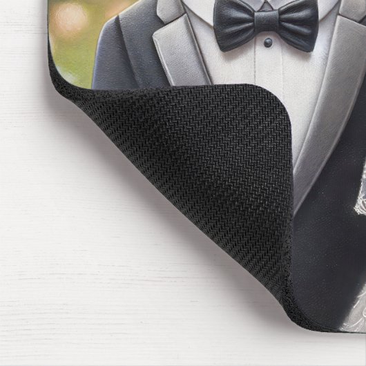 Cat Bride en Groom Muismat (Hoek)