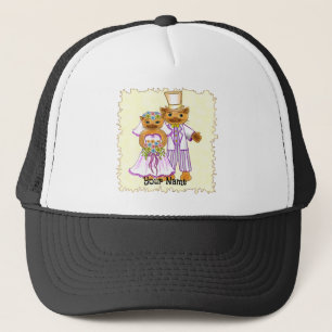 Cat Bride en Groom Trucker Pet