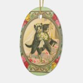 Cat Bride en Groom Wedding Day ornament (Links)