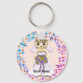 Cat Bride Sleutelhanger (Voorkant)