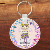Cat Bride Sleutelhanger (Voorkant)