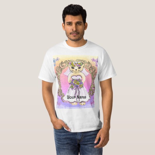 Cat Bride T-shirt (Voorkant volledig)