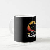 Cat Brother  Style Retro Cadeau voor katteplaat Koffiemok (Voorkant links)