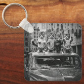 cat brothers-BW Sleutelhanger (Voorkant)