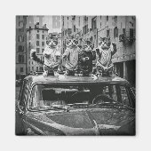 cat brothers magneet (Voorkant)