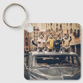 cat brothers sleutelhanger