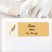 Cat Brown Colour Block Kat Pet Kitten Etiket (Insitu)