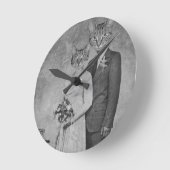 Cat bruiloft ronde klok (Hoek)