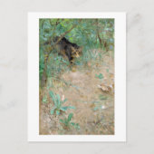 Cat, Bruno Liljefors Briefkaart (Voorkant)