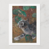 Cat, Bruno Liljefors Briefkaart (Voorkant)