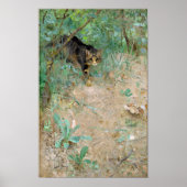Cat, Bruno Liljefors Poster (Voorkant)