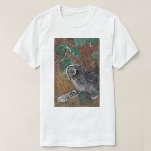 Cat, Bruno Liljefors T-shirt (Design voorkant)