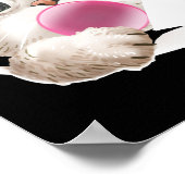 Cat Bubble Gum Cute Feline Poster (Hoek)