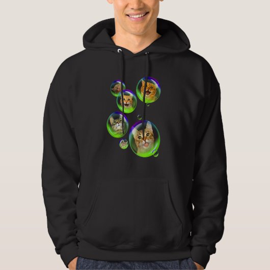 Cat Bubble Soap-Gigapixel Kitty Cat Hoodie (Voorkant)