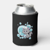 Cat Bubble Tea Gift | Funny Boba Tea Cats Design Blikjeskoeler (Blikje Voorkant)