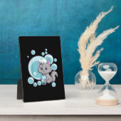 Cat Bubble Tea Gift | Funny Boba Tea Cats Design Fotoplaat (Zijkant)