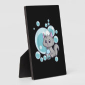 Cat Bubble Tea Gift | Funny Boba Tea Cats Design Fotoplaat (Zijkant)