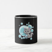 Cat Bubble Tea Gift | Funny Boba Tea Cats Design Mok (Midden)