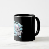 Cat Bubble Tea Gift | Funny Boba Tea Cats Design Mok (Voorkant rechts)