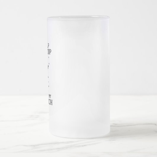 Cat Buckle up Buttercup Funny Halloween Cat Lovers Matglas Bierpul (Center)